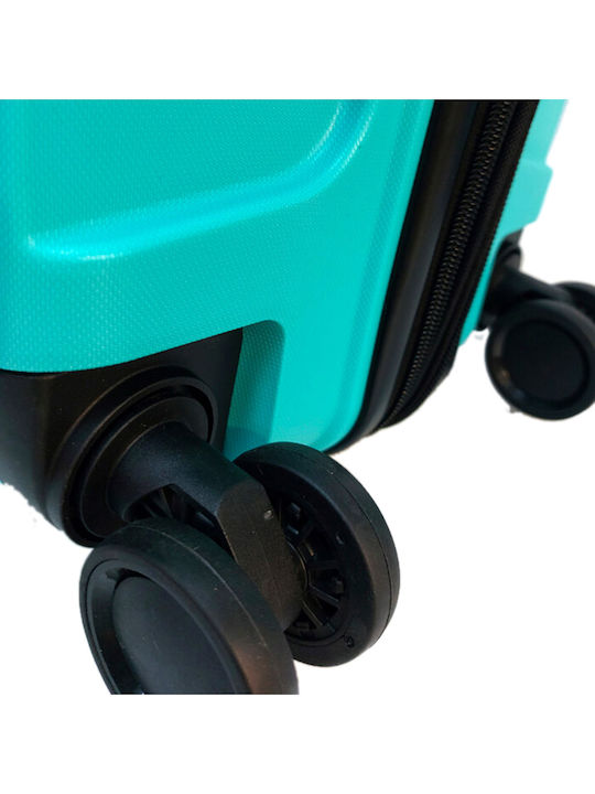 Diplomat Seagull Cabin Travel Suitcase Hard Turquoise with 4 Wheels Height 52cm SG180
