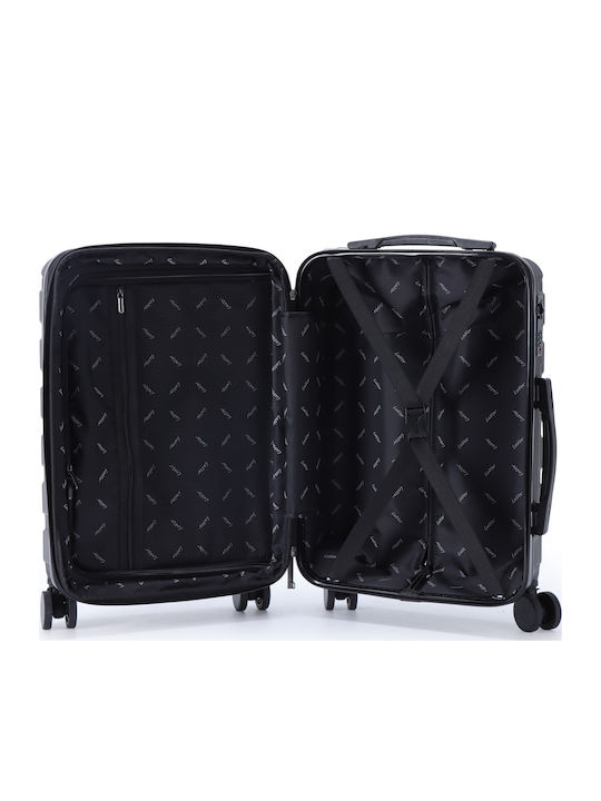Lavor 1-602 Medium Travel Suitcase Hard Black with 4 Wheels Height 65cm 1-602