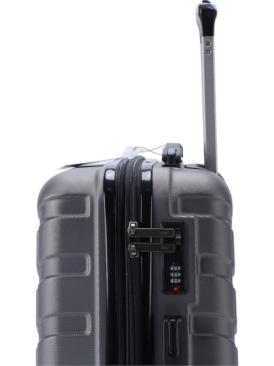 Lavor Large Travel Suitcase Hard Black with 4 Wheels Height 75cm 1-602