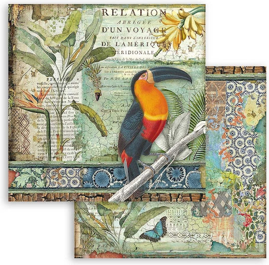 Stamperia Scrapbooking Față și spate 10buc