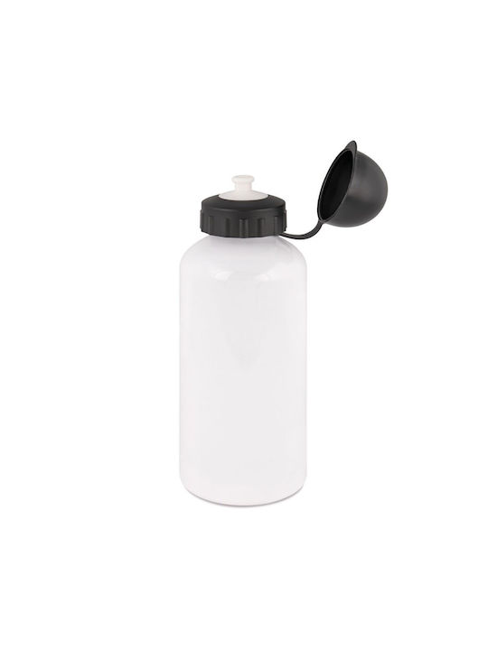 Koupakoupa Wednesday Jenna Ortega Αθλητικό Παγούρι Αλουμινίου 500ml Λευκό