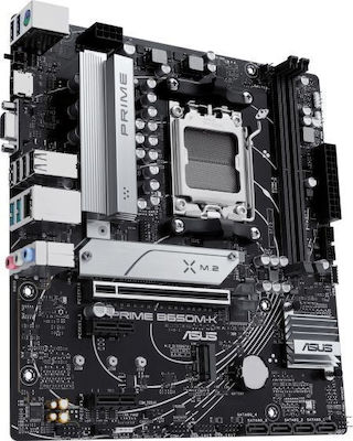 Asus Prime B650M-K Mainboard Micro ATX mit AMD AM5 Sockel