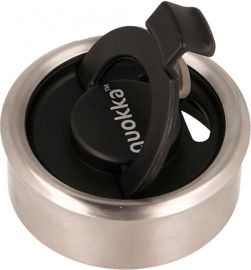 Quokka Glass Thermos Stainless Steel BPA Free 400ml Black with Mouthpiece