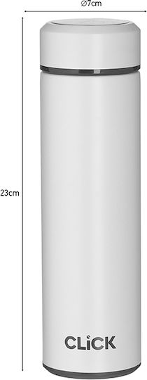 Click Flasche Thermosflasche Rostfreier Stahl 450ml Rosa