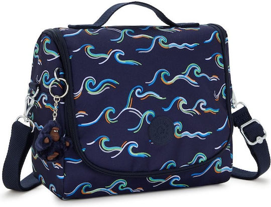 Kipling New Kichirou Fun Σχολικό Τσαντάκι Φαγητού Ώμου Μπλε 20.5x12.5x23εκ.