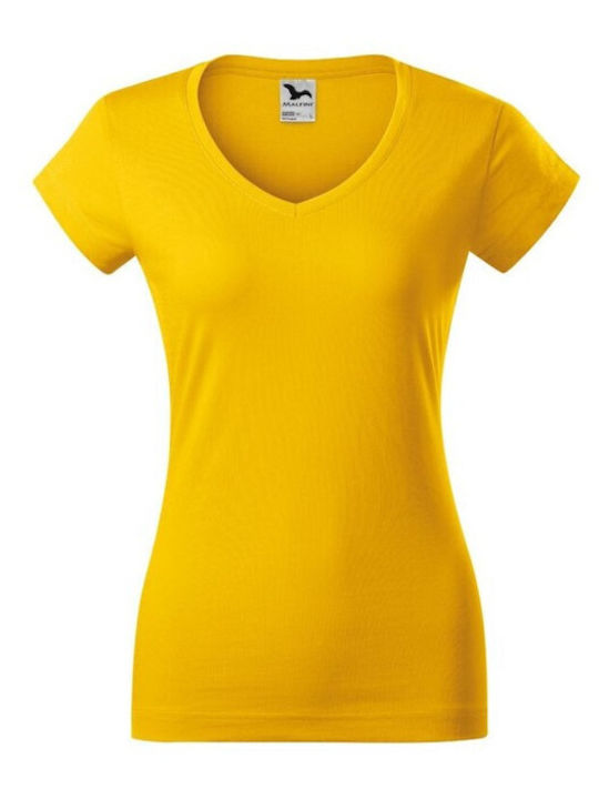 Malfini Women's Short Sleeve Promotional T-Shirt Yellow