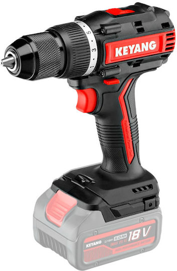 Keyang DD20BLA70C-BK Δραπανοκατσάβιδο Μπαταρίας Solo Brushless 18V