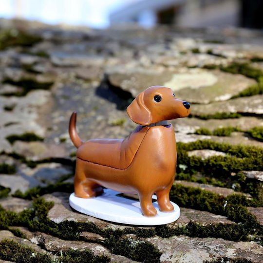 Kikkerland Dachshund Boudewijn Collectible Figure 7cm