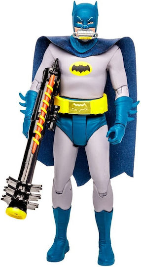 Mcfarlane Toys DC Comics Retro - Batman 66: Batman with Oxygen Mask: Batman with Oxygen Mask Action Figure height 15cm