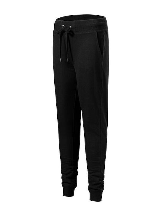 Malfini Pantaloni de trening cu elastic Negru