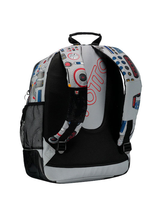 Totto Morral Crayoles 8GM Σχολική Τσάντα Πλάτης Δημοτικού Πολύχρωμη
