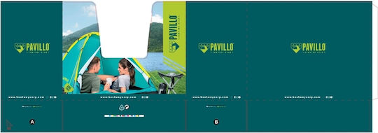 Bestway Pavillo Summer Camping Tent Igloo Blue For 2 People 210x210x130cm