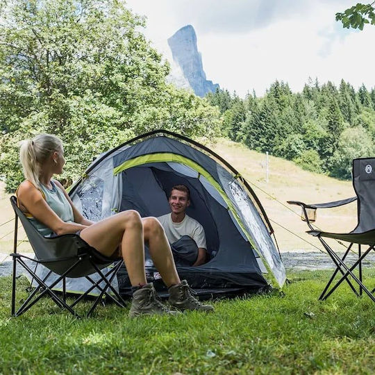 Coleman Darwin 3 Plus Camping Tent Tunnel Mountaineering Grey With Double Cloth 4 Seasons For 3 People Waterproof 3000mm 320x180x130cm