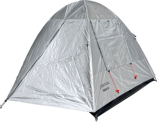 Panda Trend II Summer Camping Igloo Tent Blue with Double Cloth for 4 People 240x210x170cm