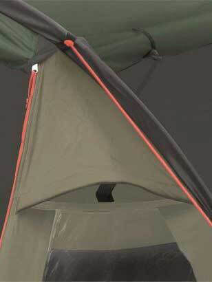 Easy Camp Spirit 300 Camping Tent Tunnel Khaki with Double Cloth 3 Seasons for 3 People 410x200x110cm