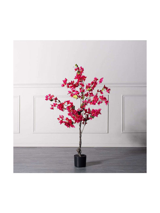 Supergreens Artificial Plant in Pot Bougainvillea Red 120cm 1pcs 3580-6