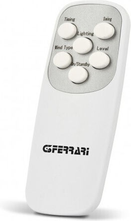 G3Ferrari Ανεμιστήρας Χωρίς Πτερύγια 50W με Τηλεχειριστήριο Λευκός