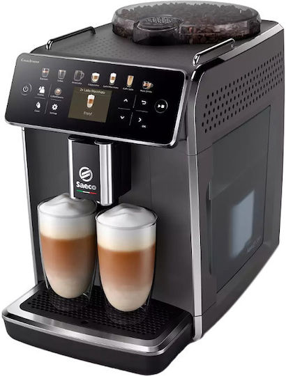 Philips Saeco GranAroma SM6580/10 Automatic Espresso Machine 1500W Pressure 15bar for Cappuccino with Grinder Black