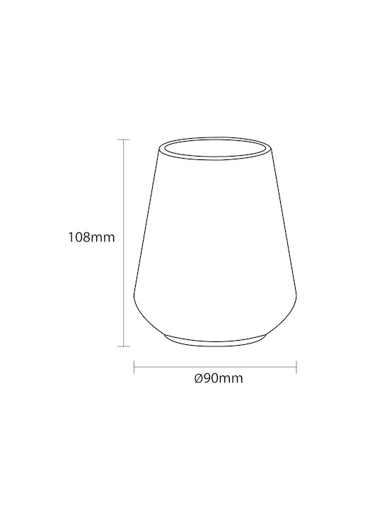 Sealskin Conical Tisch Getränkehalter Porzellan Grün