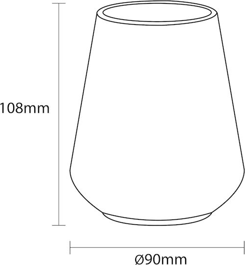 Sealskin Countertop Cup Holder Conical Green
