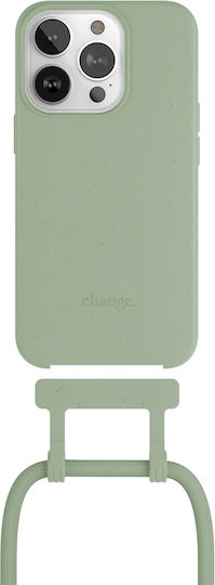 Woodcessories Back Cover with Strap Green (iPhone 14 Pro Max)