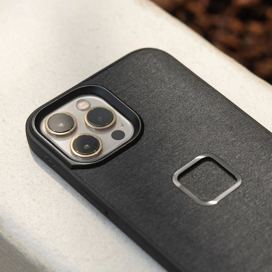 Peak Design Umschlag Rückseite Kunststoff 2mm Magnetisch Schwarz (iPhone 14)