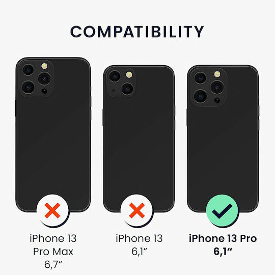 Kalibri Design Back Cover Silicone with Strap Blue (iPhone 13 Pro)