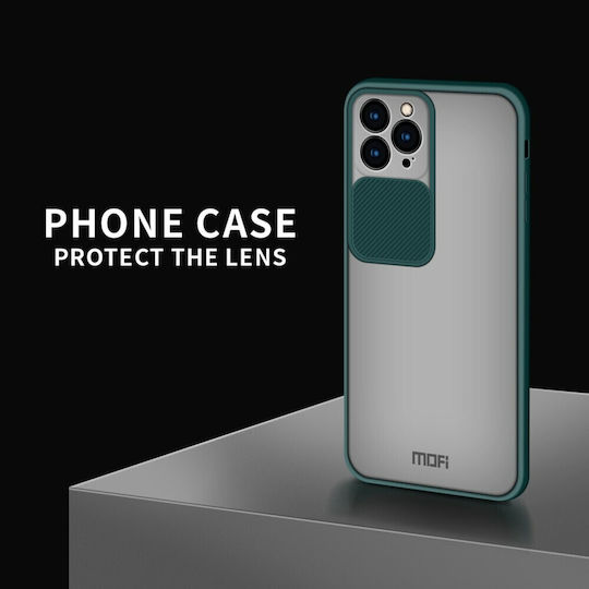 Mofi Series Umschlag Rückseite Kunststoff Grün (iPhone 13 Pro)