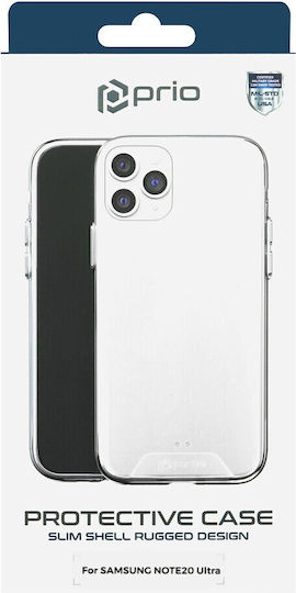 Prio Protective Cover Back Cover Σιλικόνης 1.3mm Διάφανο (Galaxy Note 20 Ultra)