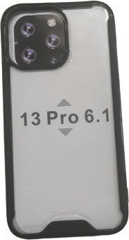 Tel Protect Umschlag Rückseite Schwarz (iPhone 13 Pro)