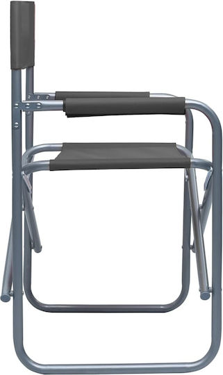 vidaXL Director's Chairs 2pcs Director's Chair Beach Gray 48x57x79cm Set of 2pcs
