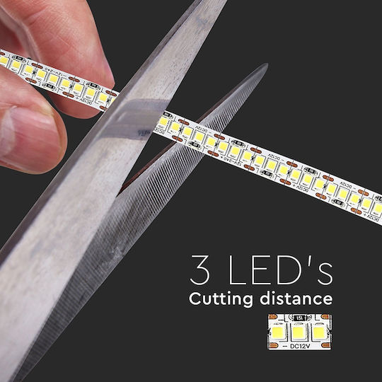 V-TAC Ταινία LED 12V Φυσικό Λευκό Φως 5m Τύπου SMD2835