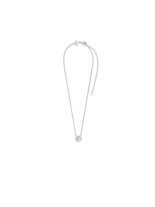 Ti Sento Necklace from Silver with Zircon