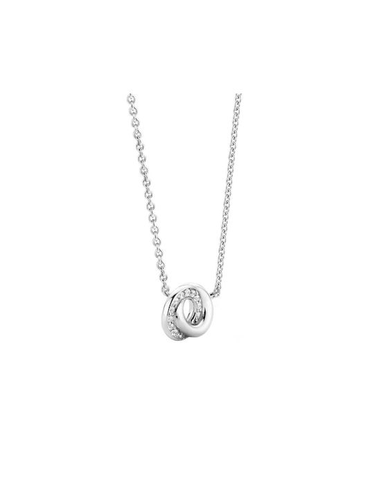 Ti Sento Necklace from Silver with Zircon