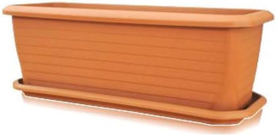 Viosarp Planter Box Plastic Orange 86x34x30cm.