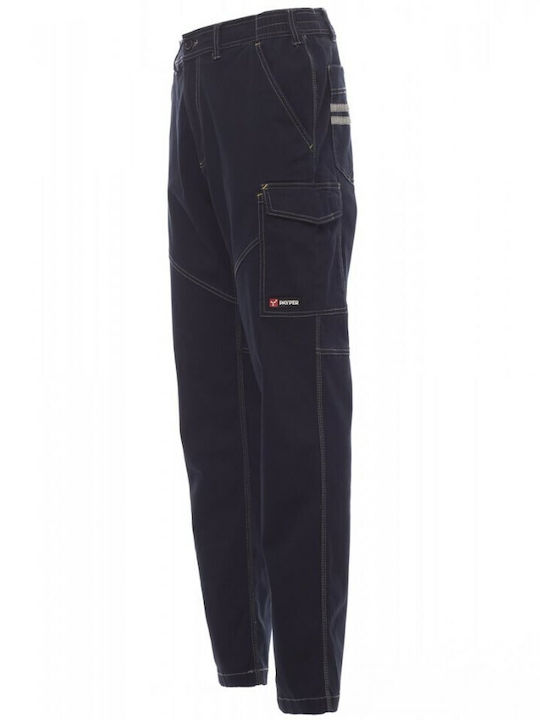 Payper Worker Stretch Work Trousers Navy Blue