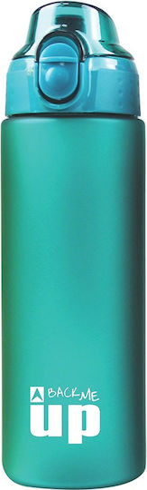 Back Me Up Παιδικό Παγούρι Πλαστικό Πράσινο 600ml