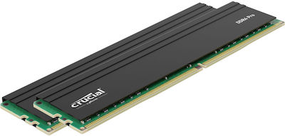 Crucial Pro 32GB DDR4 RAM cu 2 module (2x16GB) și Viteză 3200 pentru Desktop