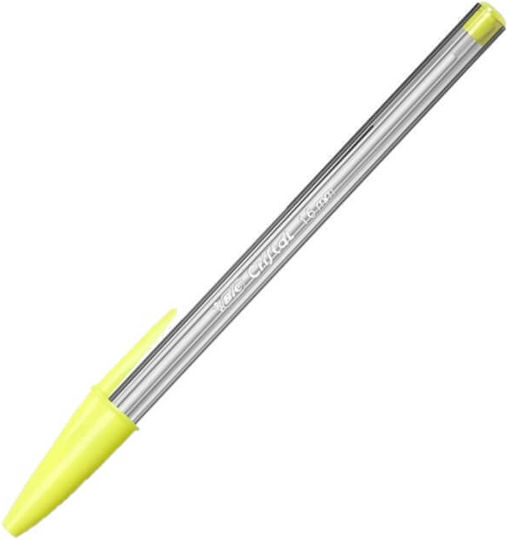 BIC Cristal Pixuri Ballpoint Galbene