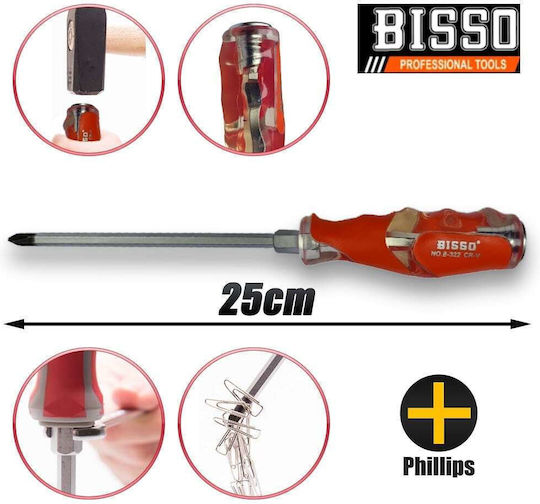 Bisso 332 Screwdriver Cross with Length 250mm