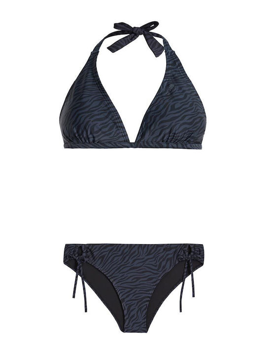 Bikini Set Triangle With Removable Padding Black