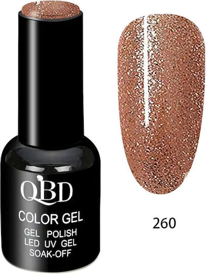 QBD Semipermanent Lac de Unghii 260 cu Glitter 10ml 1buc