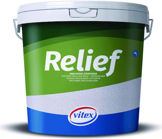 Vitex Relief Plastic Relief Paint for Exterior Use White 5lt