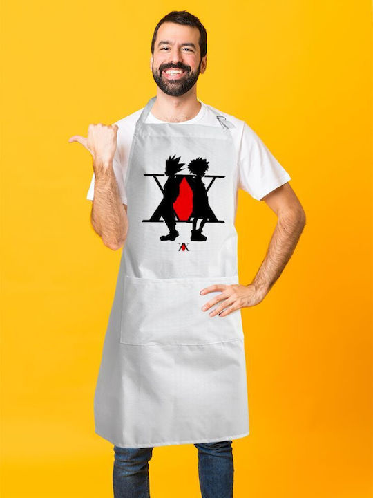 Koupakoupa Küchenschürze Weiß KP_14143_APRON-BBQ-ADULT 1Stück