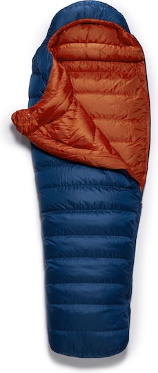 Rab Sleeping Bag Μονό 3 Εποχών Ascent 700 Μπλε