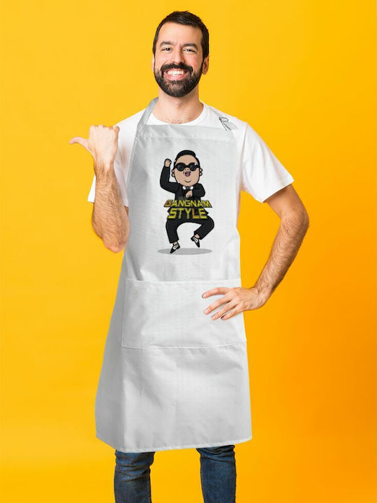 Koupakoupa Ποδιά Κουζίνας Λευκή KP_10791_APRON-BBQ-ADULT