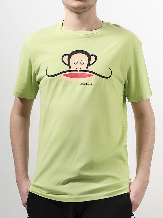 light green shirt julius long mustache