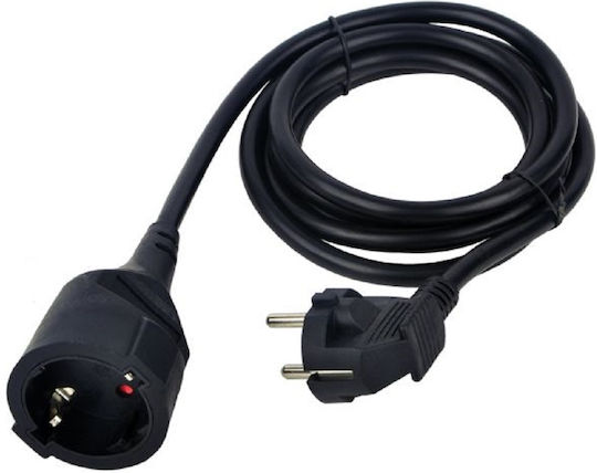 CHaralampidis Extension Cable Cord 3 x 1.5mm²/15m Black