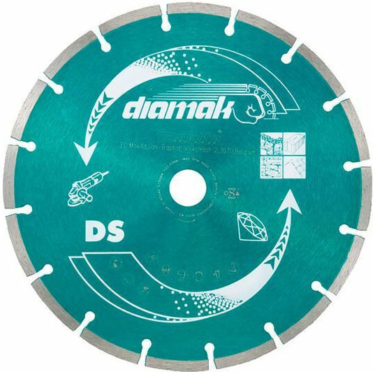 Makita Diamond Cutting Disc for Ceramics Cutting Disc Construction Materials Hole Diameter 125mm 1pcs