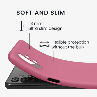 KWmobile Silicone Back Cover Dark Rose (Galaxy A13 4G)